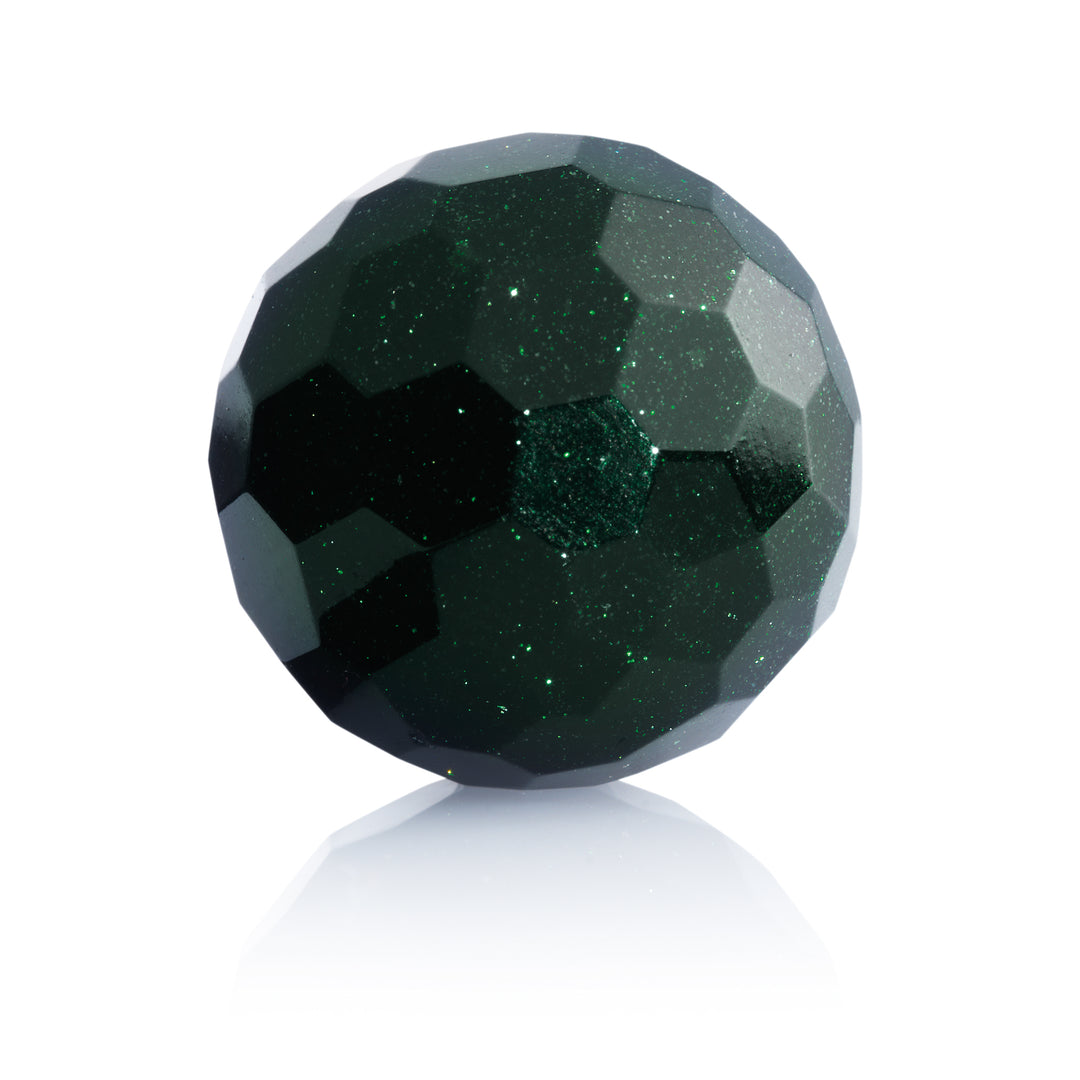 Goldstone Green - 14mm gefacetteerd - Sparkling Jewels
