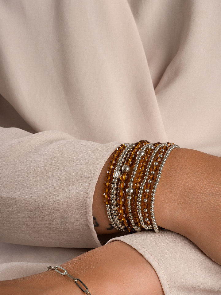 zilveren interstellar armband voor dames #kleur_zilver