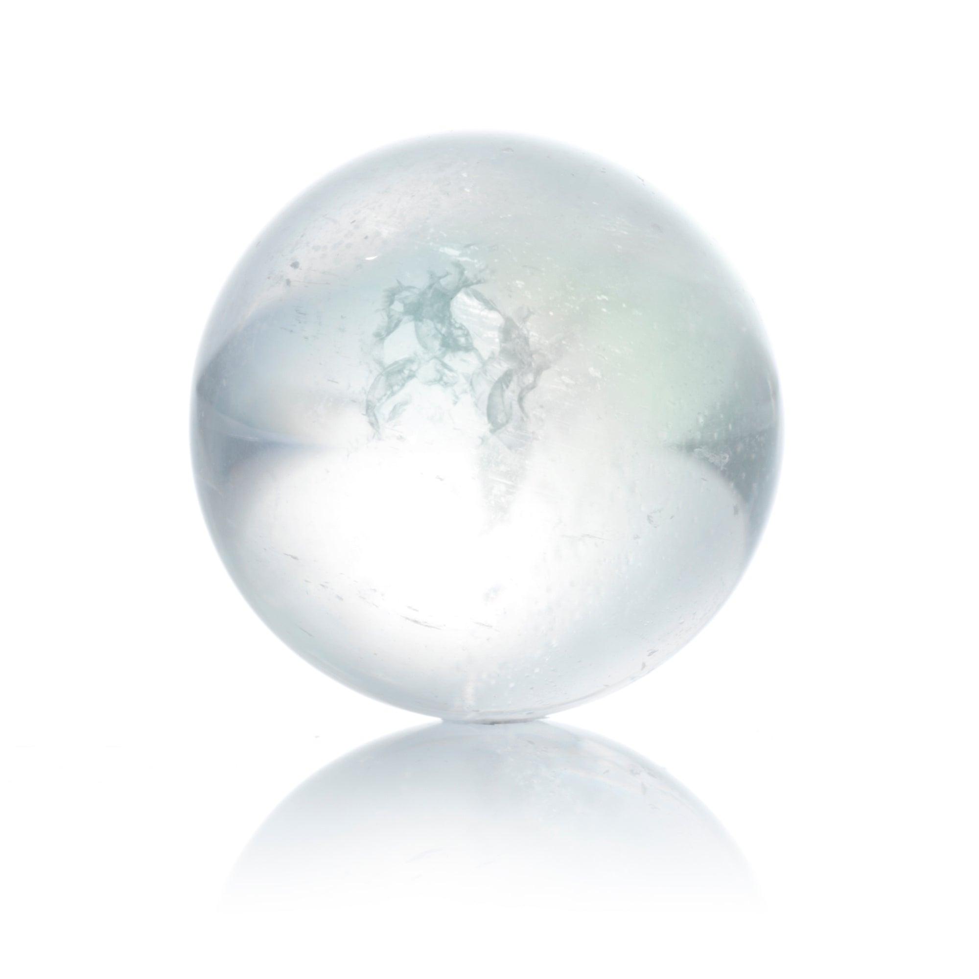 Aqua Aura White - 14mm gepolijst - Sparkling Jewels