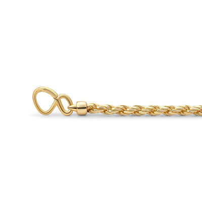 Rope chain bracelet Gold Plated | Sparklinks