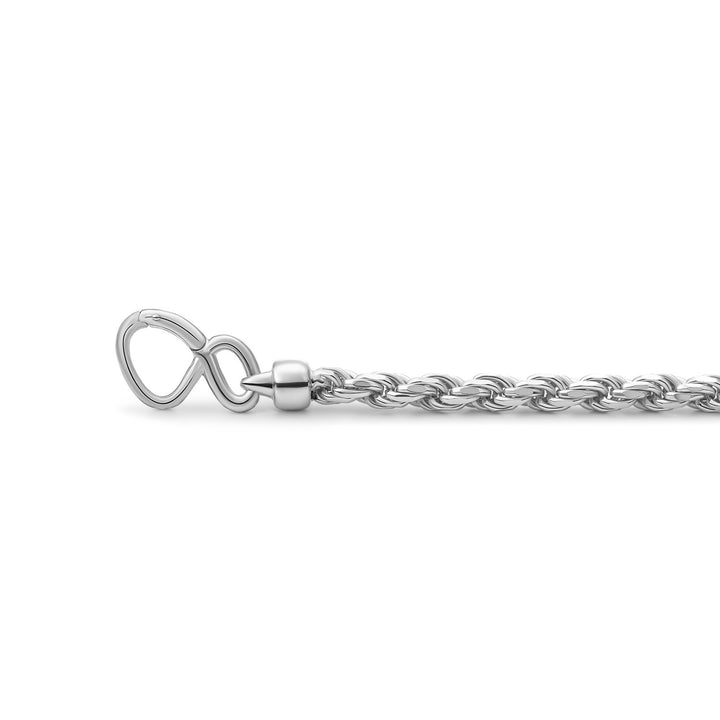 Rope Chain Bracelet Silver | Sparklinks