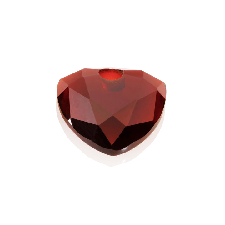 Ruby Quartz Trillion Cut Necklace Gemstones