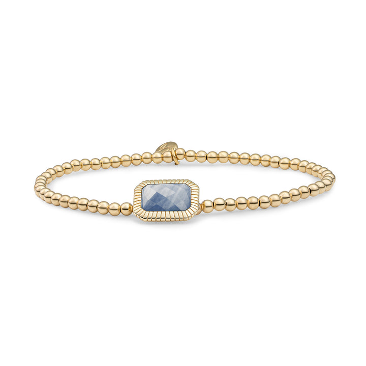 Blue Aventurine Baguette Bracelet