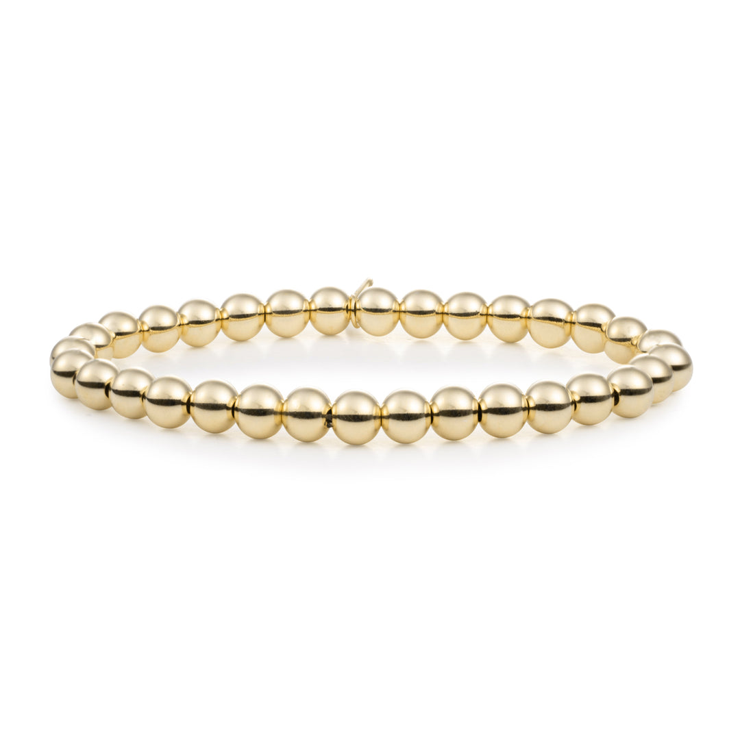 Saturn gouden armband - 6mm - Sparkling Jewels