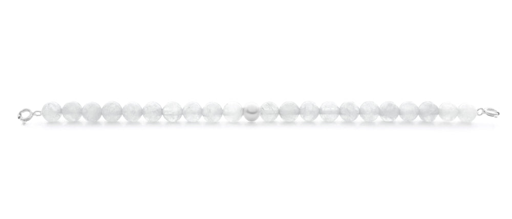 Mountain Crystal Orbit Bracelet with Clasps - 6MM - Sparkling Jewels