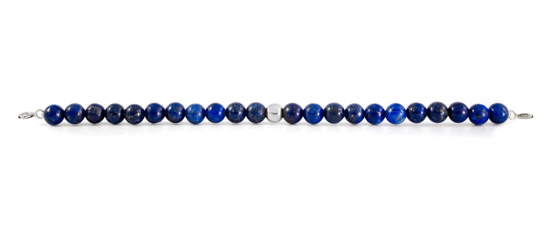Lapis Lazuli Orbit armband met Clasps - 6MM - Sparkling Jewels