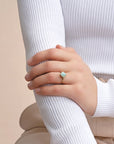 Edge Ring Amazonite | 9 karaat
