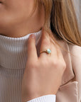Edge Ring Amazonite | 9 karaat