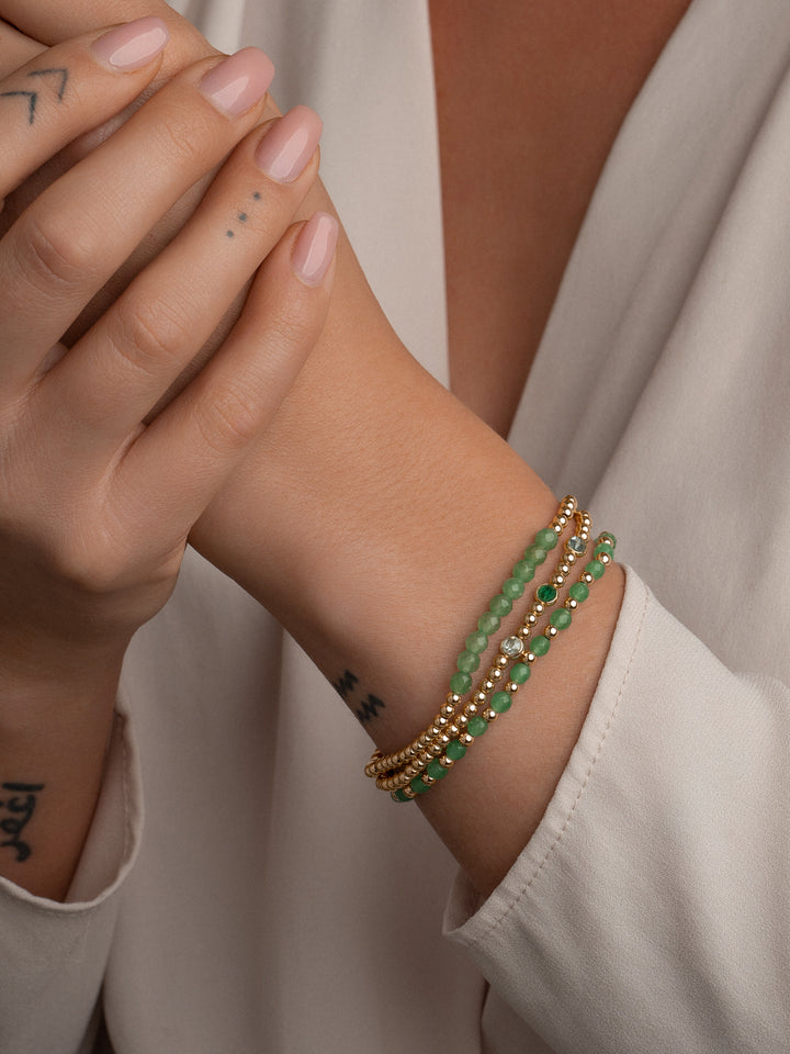Armbanden in goudkleur voor dames met edelstenen #kleur_goud