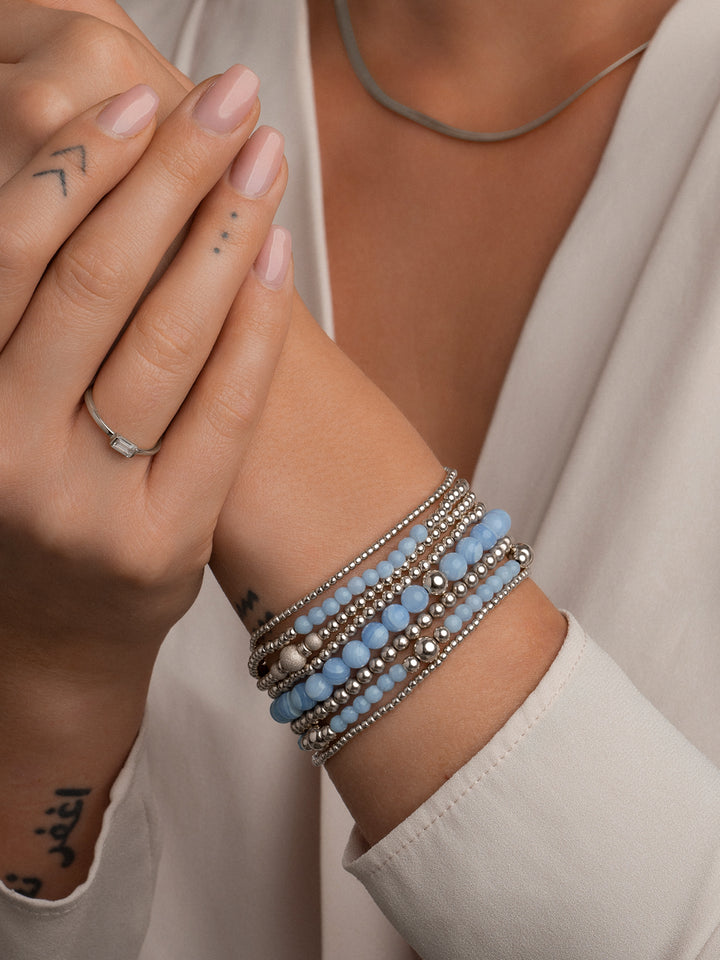 armband die goed blijft van Sparkling Jewels #kleur_zilver