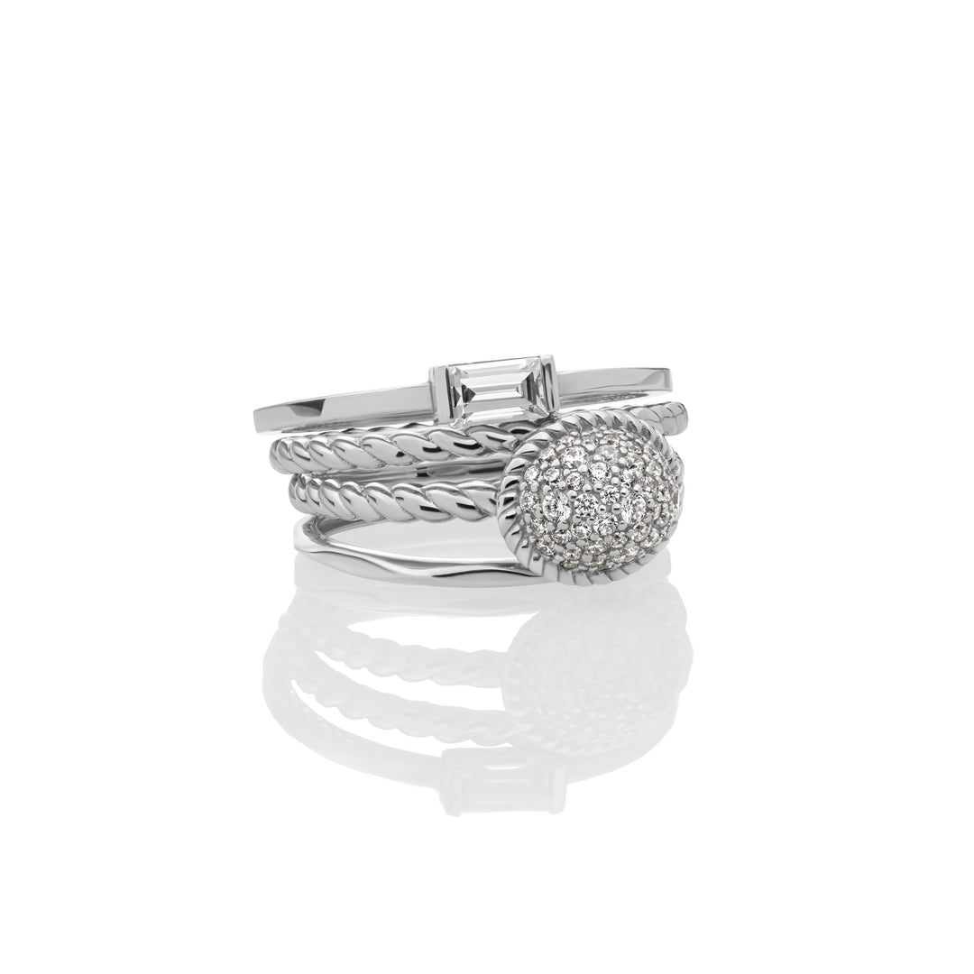 925 sterling zilveren ringen met edelstenen voor dames van Sparkling Jewels