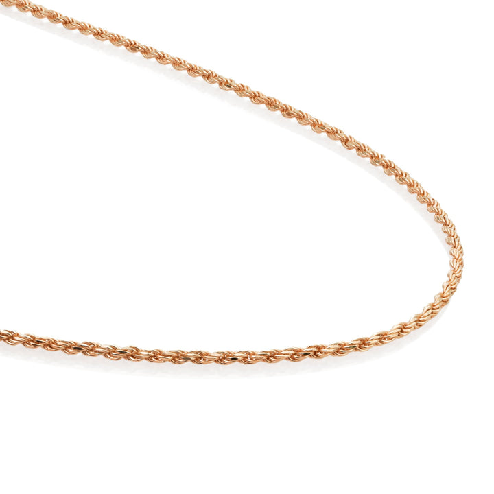 Rope necklace | Rose Gold Plated