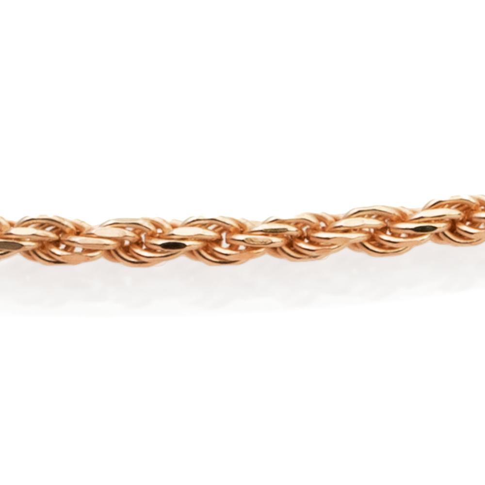 Rope necklace | Rose Gold Plated