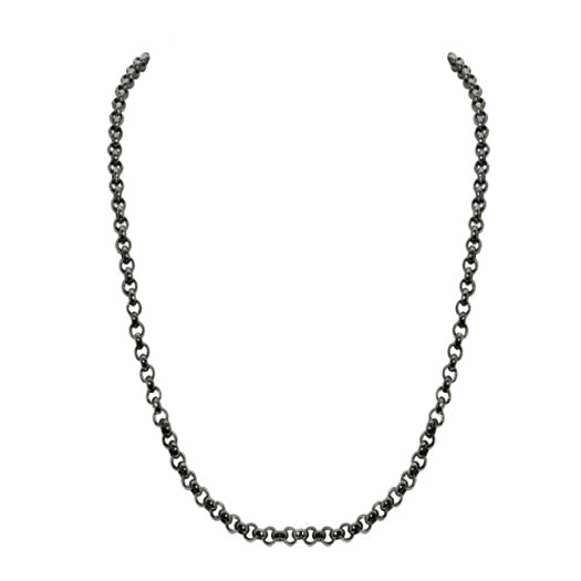 Anchor necklace - Black