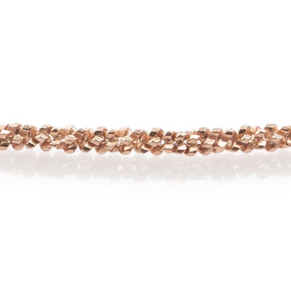 Criss Cross necklace | Rose Gold Plated
