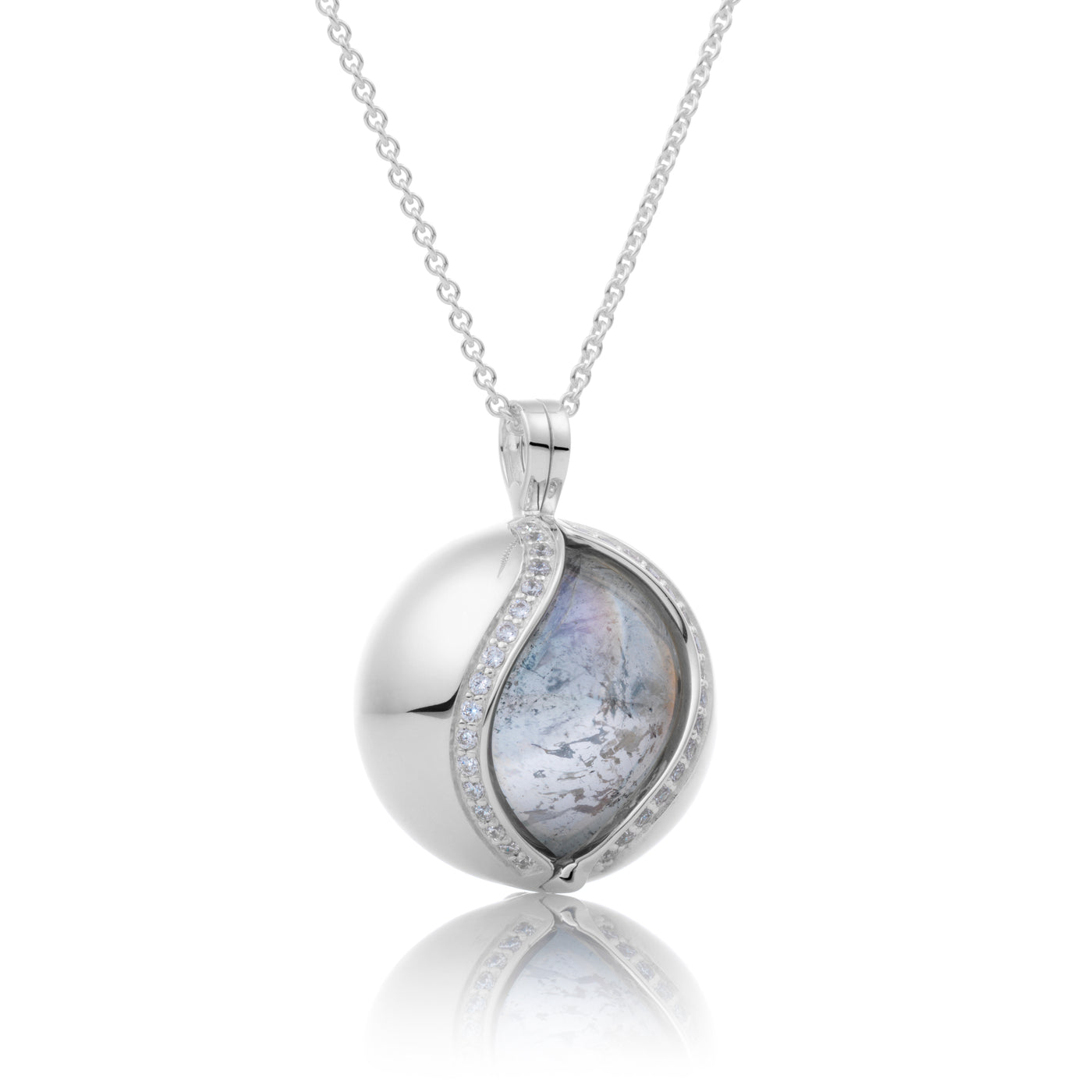 The Core - Crystal gepolijst, 14mm pendant - Sparkling Jewels