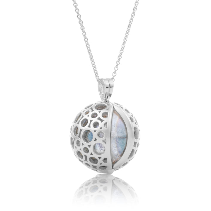 Galaxy - gepolijst, 20mm pendant - Sparkling Jewels