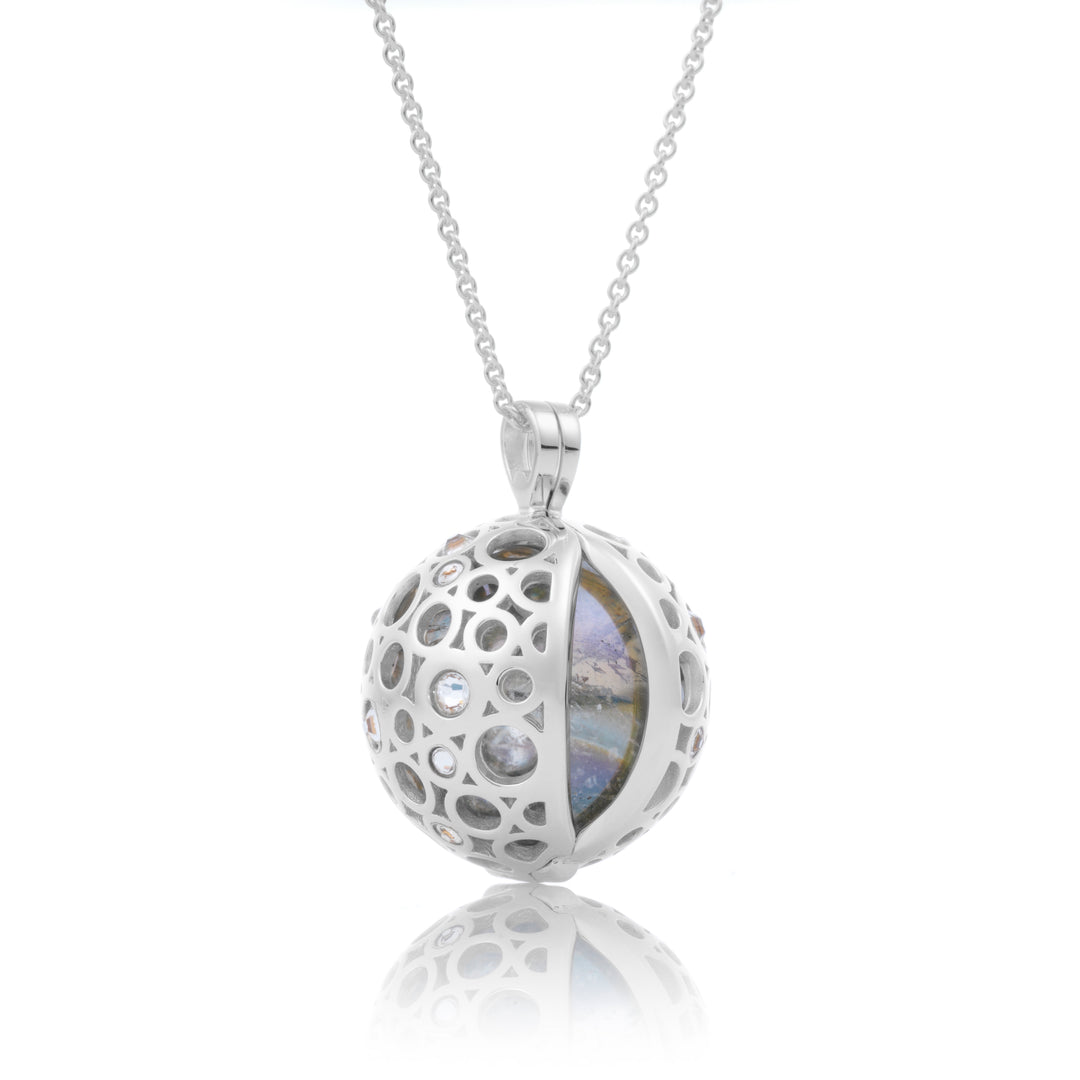 Galaxy - Crystal gepolijst, 20mm pendant - Sparkling Jewels