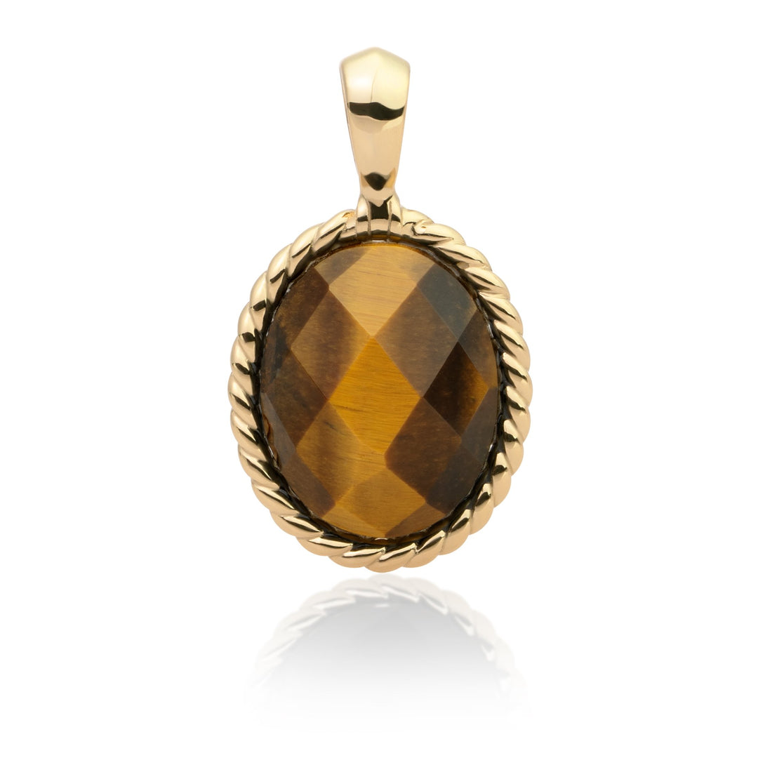 Twist Pendentif - Tiger Eye