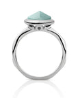 Edge Ring Amazonite - Zilver