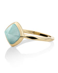 Edge Ring Amazonite | 9 karaat