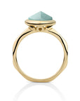 Edge Ring Amazonite | 9 karaat