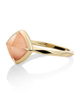 Edge Ring Peach Rhodonite | 9 karaat