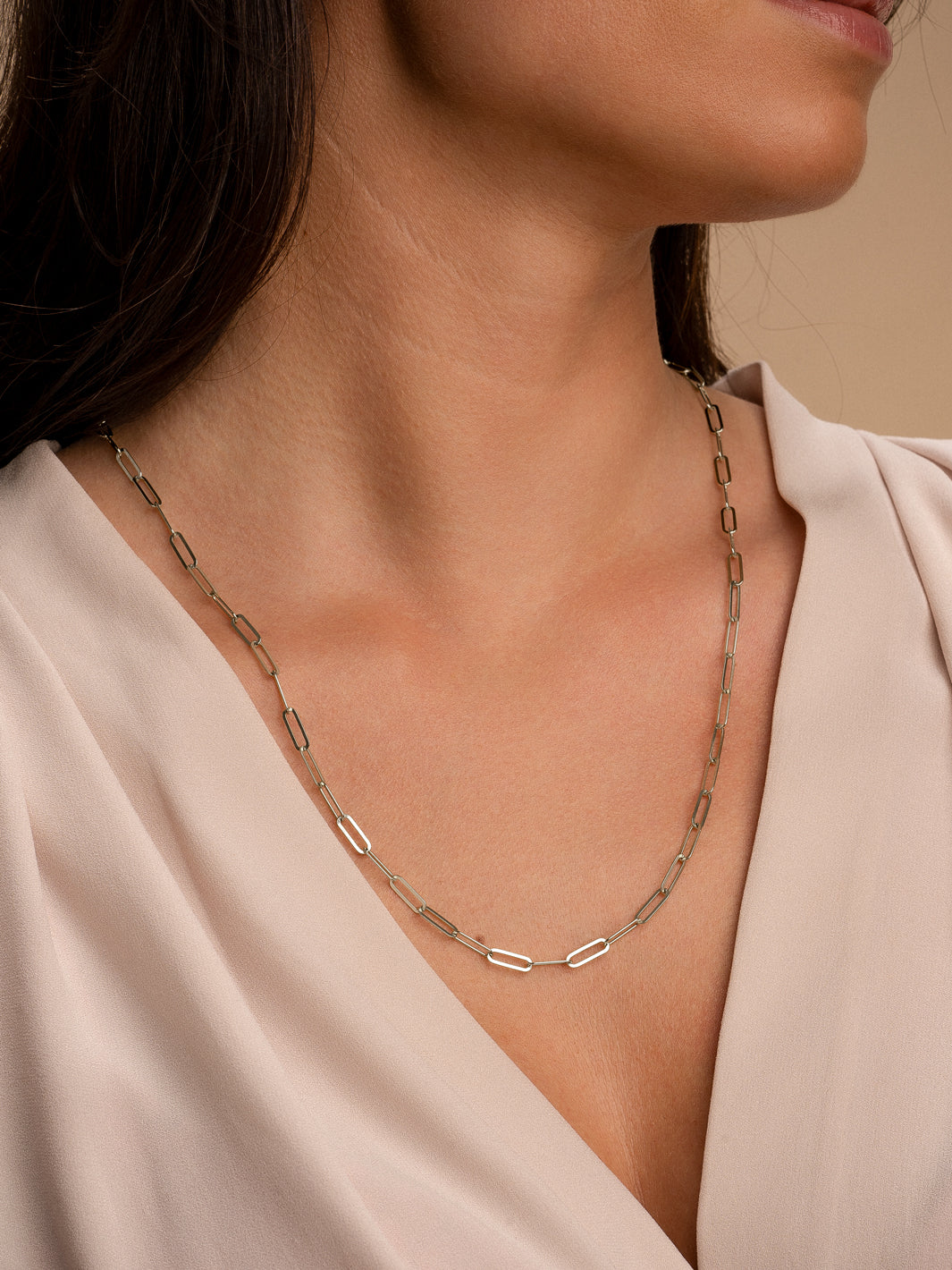 Lung link necklace | Silver