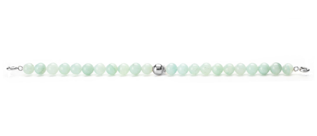 Amazonite Orbit Bracelet met gesp - 6MM - Sparkling Jewels